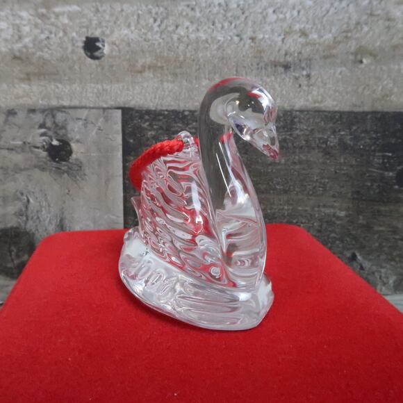 Waterford Crystal 12 Days Of Christmas Day 7 Seven Swans Swimming - Picture 4 of 7